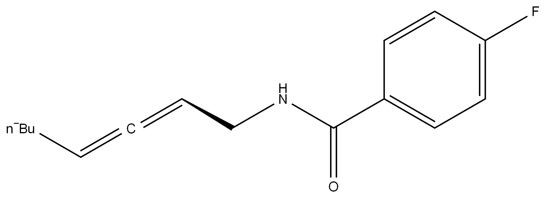 (S)-4-fluoro-N-(octa-2,3-dien-1-yl)benzamide Structure